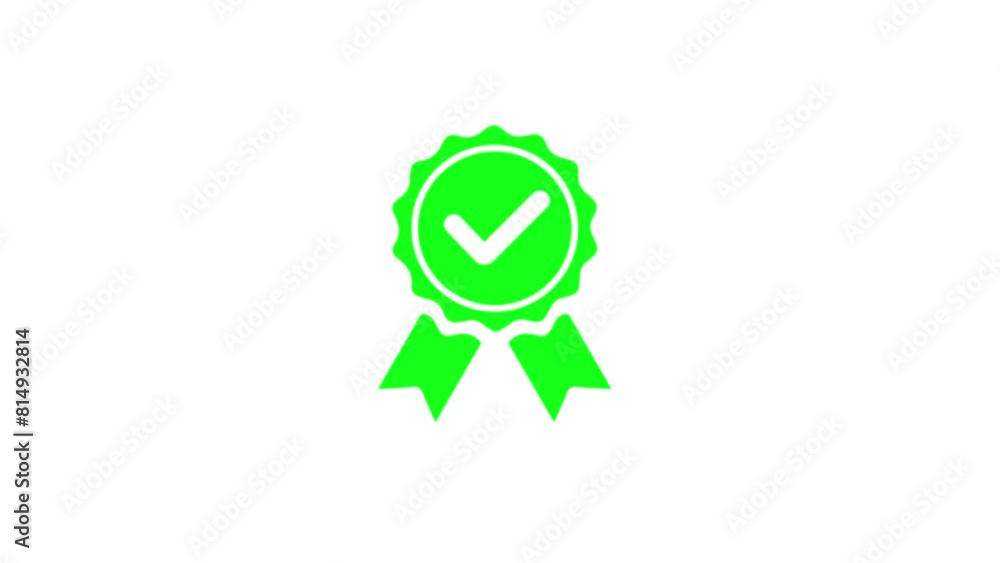 Approval check icon and Approved certified icon Animation. Approval check icon and Approved certified icon Animation.