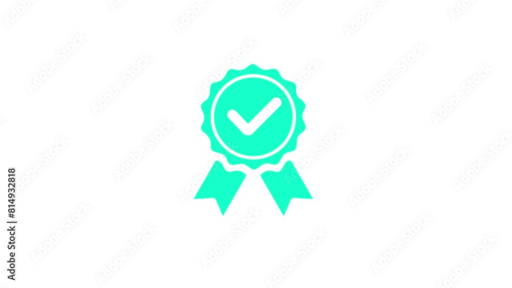 Approval check icon and Approved certified icon Animation. Approval check icon and Approved certified icon Animation.