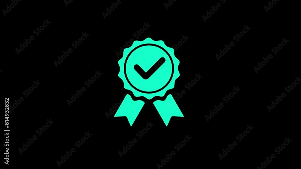 Approval check icon and Approved certified icon Animation. Approval check icon and Approved certified icon Animation.