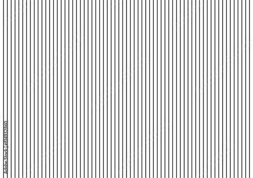 Patrón de líneas negras verticales en fondo blanco. photo