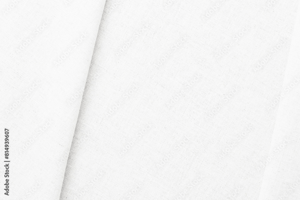 light linen fiber fabric texture, white woven background light linen fiber fabric texture, white woven background