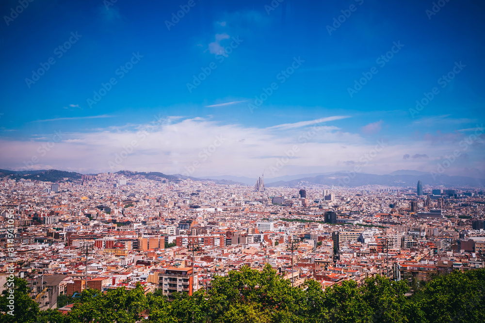 Fototapeta premium Barcelona cityscape