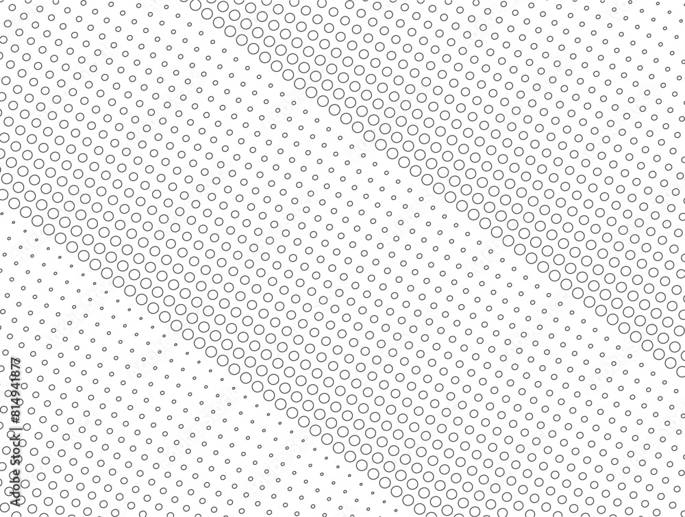 Fundo halftone contornado na diagonal