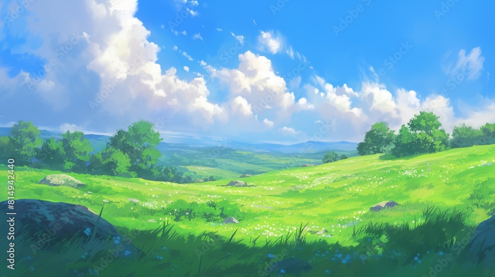 Vibrant colors in harmony with nature's beauty Vibrant colors in harmony with nature's beauty