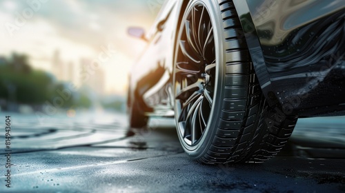 tyre repair, Automotive Maintenance banner background for Advertisement, car service shop