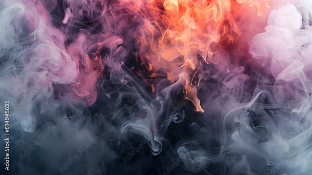 Intricate swirls of smoke in shades of white and gray against a deep, fiery orange backdrop, creating a vivid abstract scene. Intricate swirls of smoke in shades of white and gray against a deep, fiery orange backdrop, creating a vivid abstract scene.