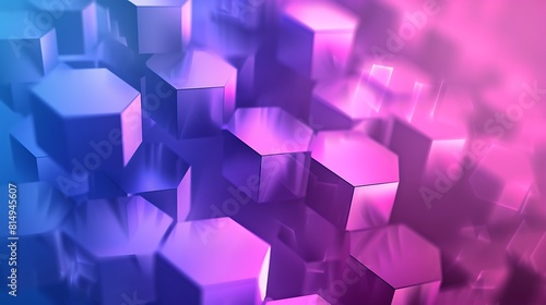 Geometric abstract background with simple hexagonal elements 