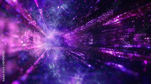 Purple digital cyberspace image background 