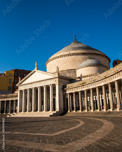 Majestic piazza del plebiscito in naples © Antonio