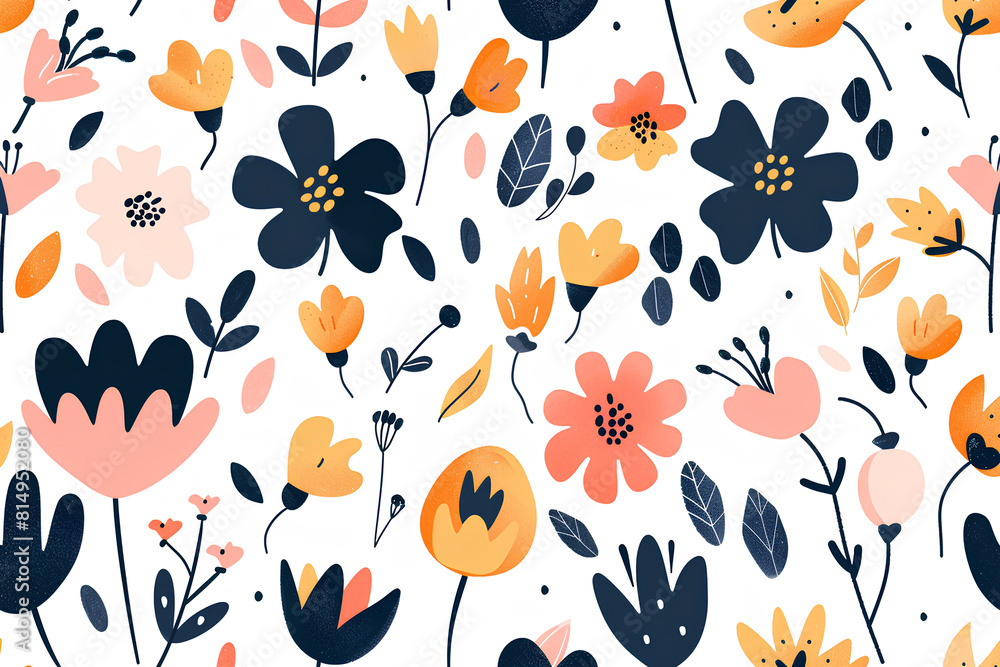 seamless pattern with flowers seamless pattern with flowers