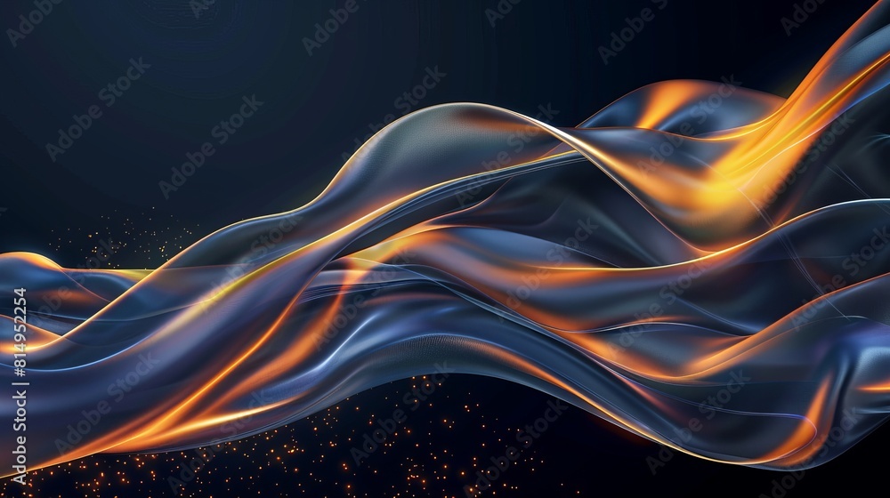 Silky waves define this abstract art design background, offering a sense of fluidity and elegance. Silky waves define this abstract art design background, offering a sense of fluidity and elegance.