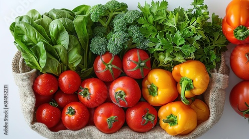 Fresh, organic vegetables are a great source of vitamins, minerals, and fiber