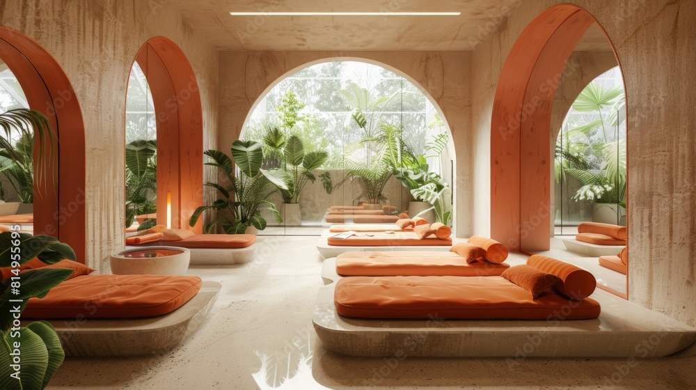 Fototapeta premium a high-end spa , treatment massage place