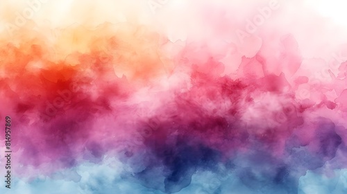 A soft blurred background featuring watercolor washes in various colors  offering a minimalistic canvas with a subtle and artistic flair  Hand Edited Generative AI.