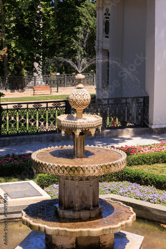 Elements of architectural decorations, fountains and taps for drinking water, decorative fountains in reservoirs. In Istanbul, public places.