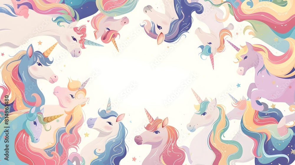 Ethereal Unicorns in a Dreamlike Pastel Landscape of Swirling Colors and Captivating Patterns Ethereal Unicorns in a Dreamlike Pastel Landscape of Swirling Colors and Captivating Patterns