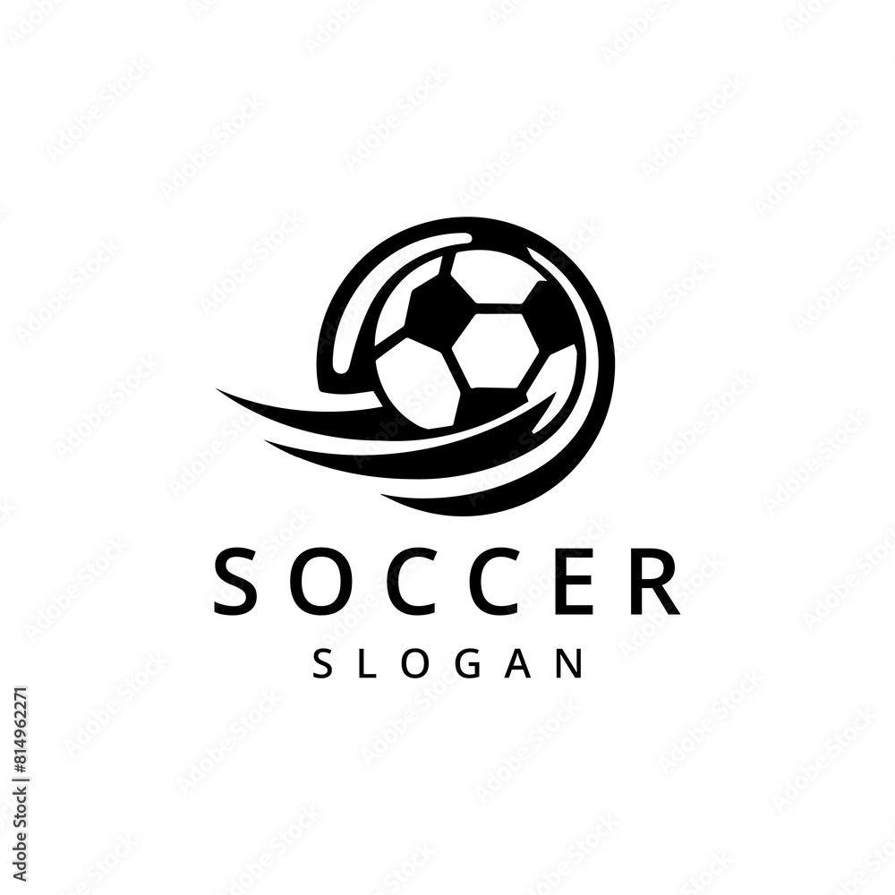 Obraz premium Soccer Logo or Football Club Sign