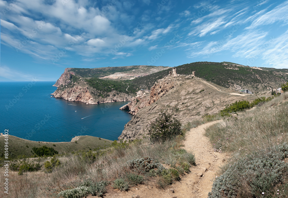 Crimean peninsula. Black Sea coast, Balaklava, great Sevastopol health trail
Crimean peninsula. Black Sea coast, Balaklava, great Sevastopol health trail