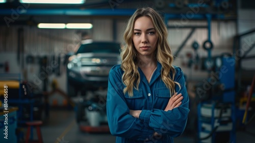 A Professional Female Mechanic photo