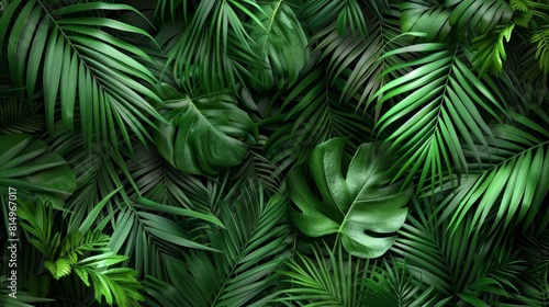 A tight shot of a wall adorned with numerous green leaves  among which stands a solitary green plant in the frame s heart