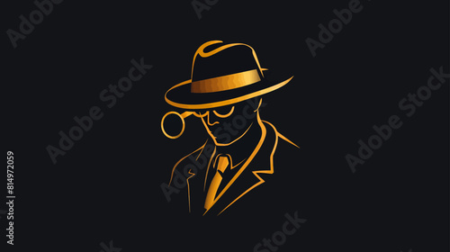 creative logo of a detective company