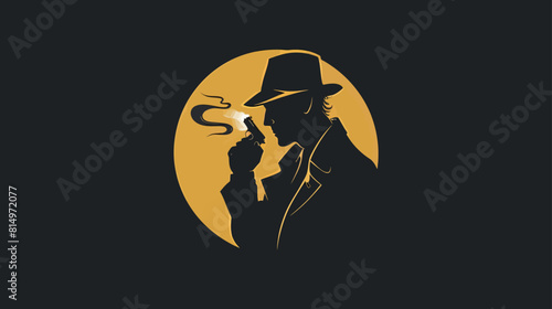 creative logo of a detective company