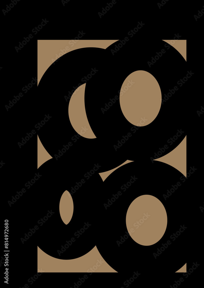 Fototapeta premium abstract art, black and skin