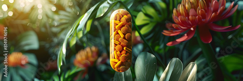 Large capsule contains health-boosting foods necessary for maintaining the body