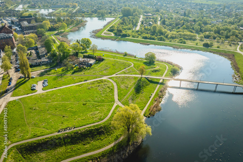 Circumnavigation of the Motława River, i.e. the former moat, Dolne Miasto, Gdańsk photo