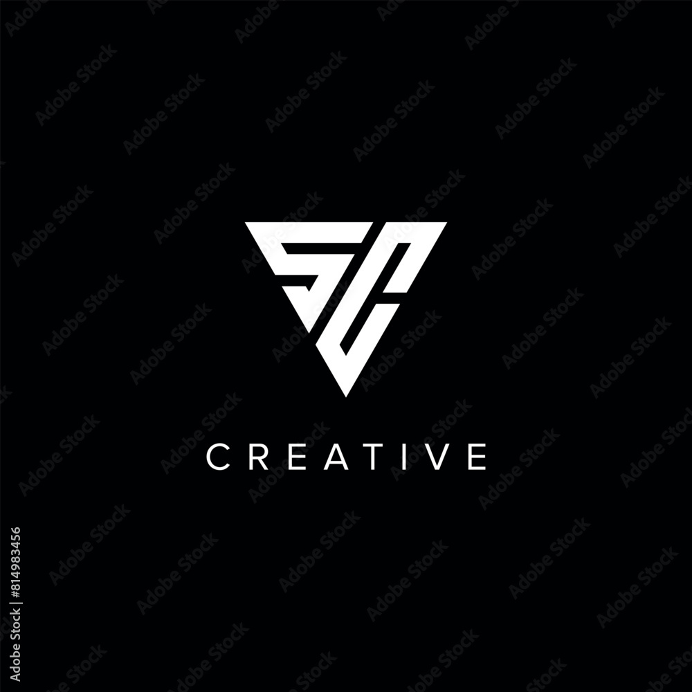SC CS Alphabet Letter logo design. Initial Vector symbol. SC CS Alphabet Letter logo design. Initial Vector symbol.
