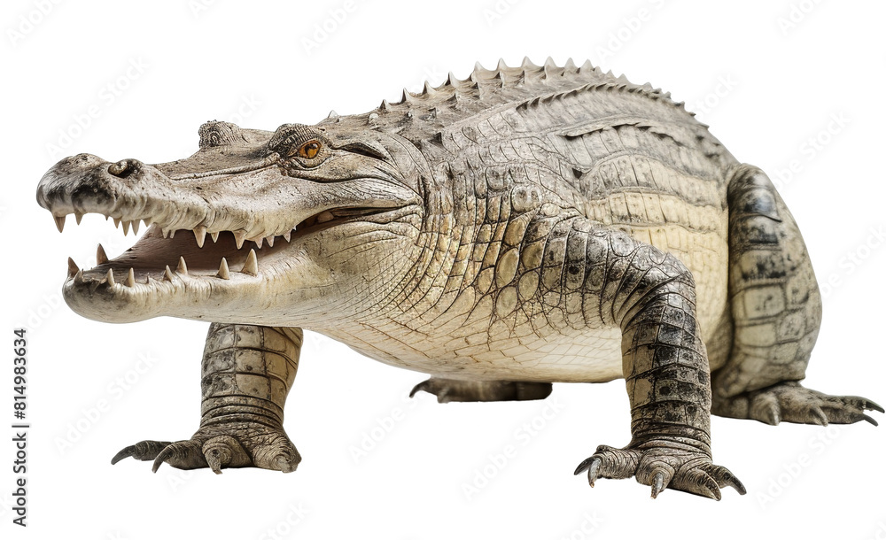 crocodile isolated on transparent background crocodile isolated on transparent background