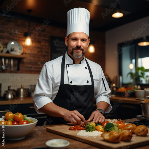 chef in uniform