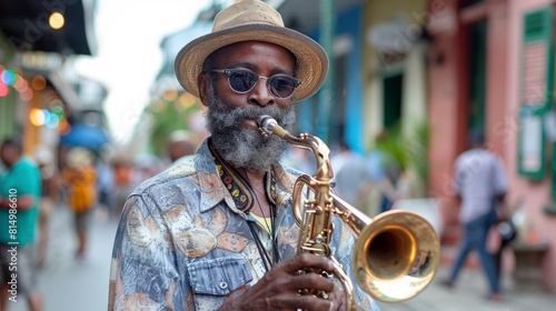 American anthropologist studying the cultural significance of jazz music in New Orleans
