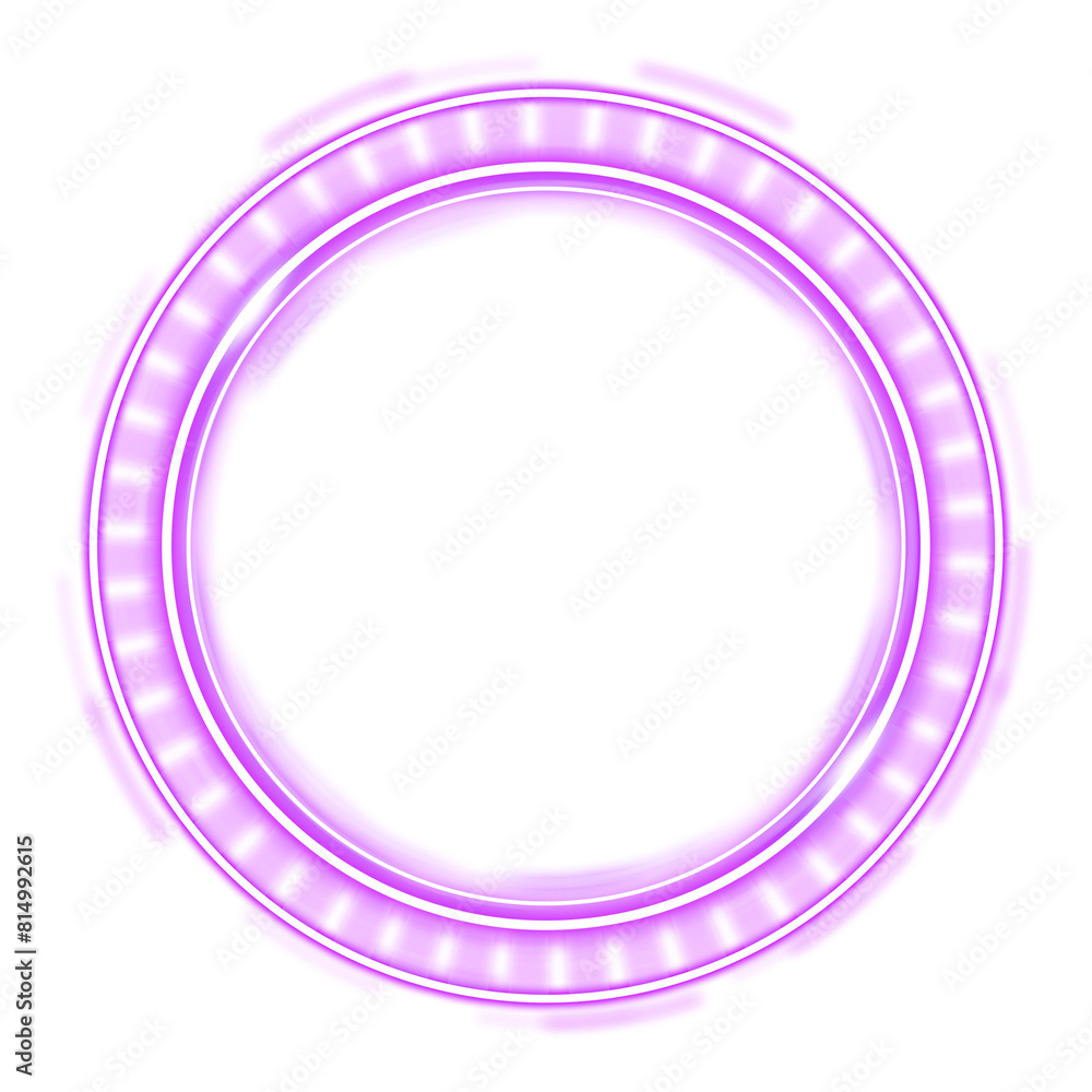 purple circle frame spin neon light shine purple circle frame spin neon light shine