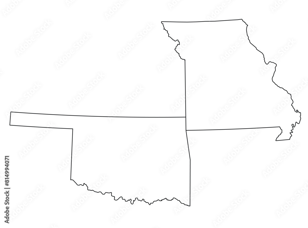 Map Of The US States With Districts Map Of The U S State Of Missouri map-of-the-us-states-with-districts-map-of-the-u-s-state-of-missouri