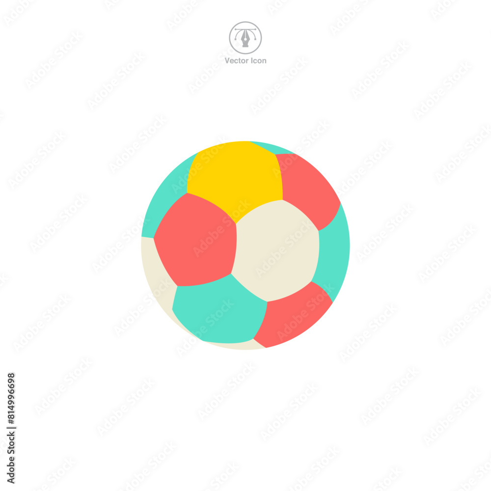 Football Icon symbol vector illustration isolated on white background Football Icon symbol vector illustration isolated on white background