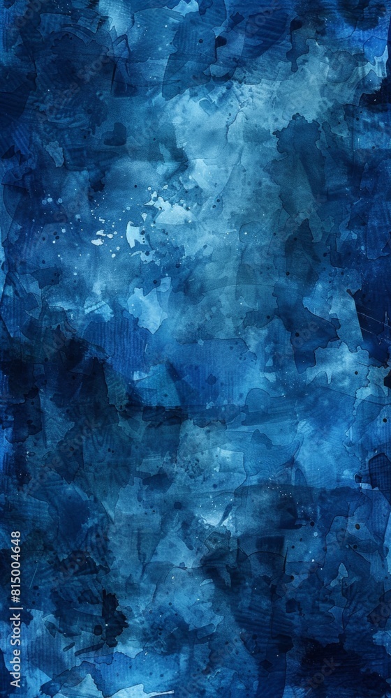 Abstract painting with shades of blue and textures Abstract painting with shades of blue and textures