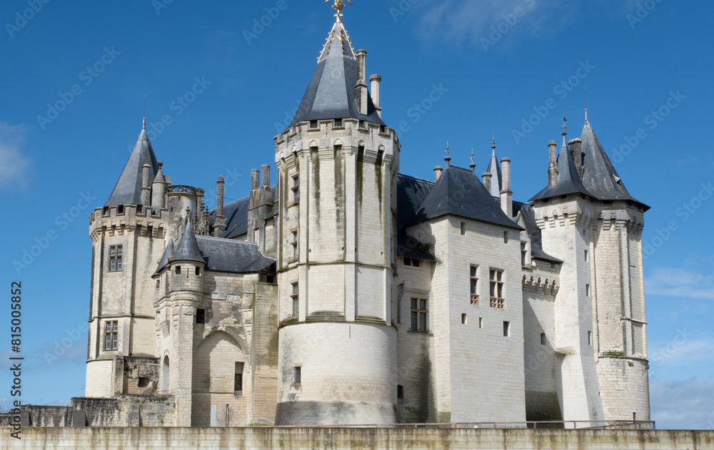 Renaissance castle of Saumur, France. Renaissance castle of Saumur, France.
