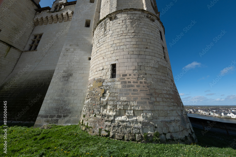 Renaissance castle of  Saumur, France.