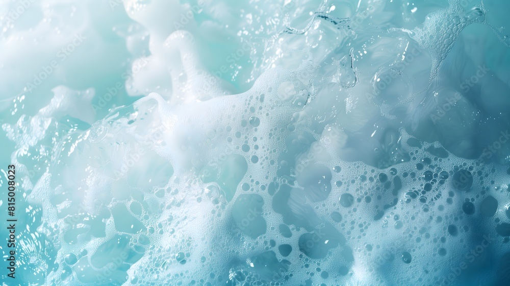 Obraz premium Background image, light blue tone, texture, design, pattern, image, border, ai, art, abstract