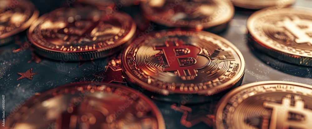 Digital Turkish Lira Cryptocurrency Concepts Are Illustrated,High Resolution Digital Turkish Lira Cryptocurrency Concepts Are Illustrated,High Resolution