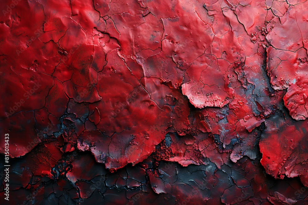 Digital artwork of  deep red texture in the background, high quality, high resolution
