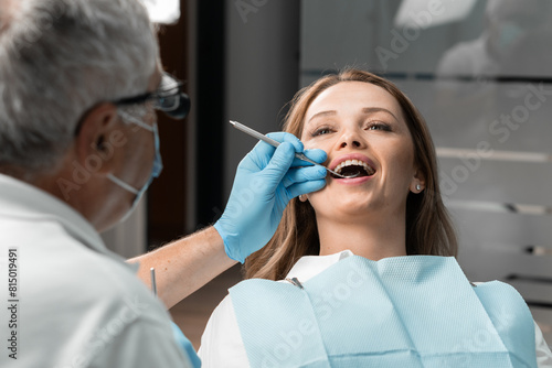 During the examination  the doctor provides useful advice and recommendations for maintaining and improving dental health. The doctor resorts to investigations  analyzing every aspect of the patient s