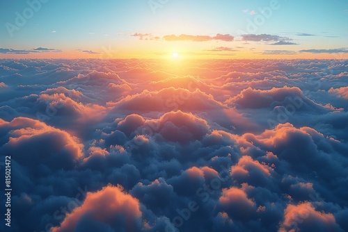 Sunset in the clouds free wallpaper, high quality, high resolution