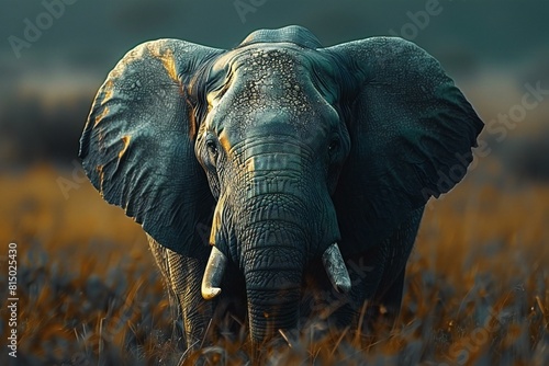 African elephant (Loxodonta africana) in Kenya, Africa photo