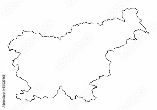 Slovenia outline map