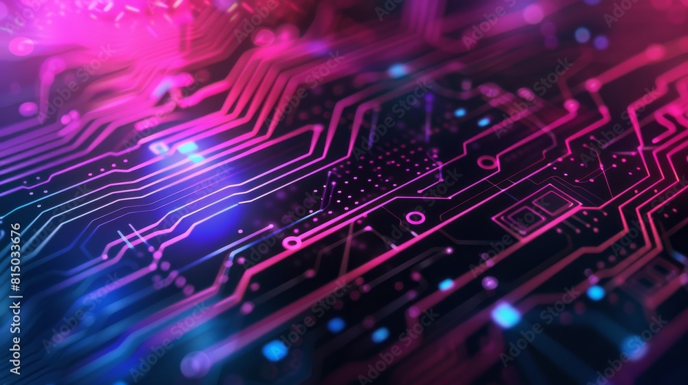 Futuristic Abstract Circuit Board Futuristic Abstract Circuit Board