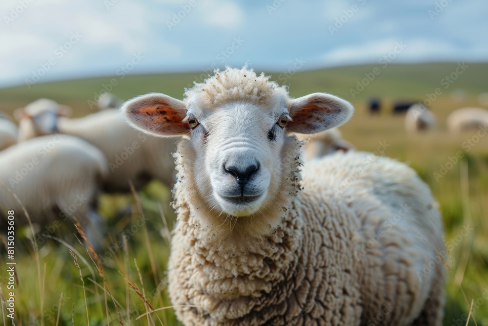 Pastoral Sheep Grazing