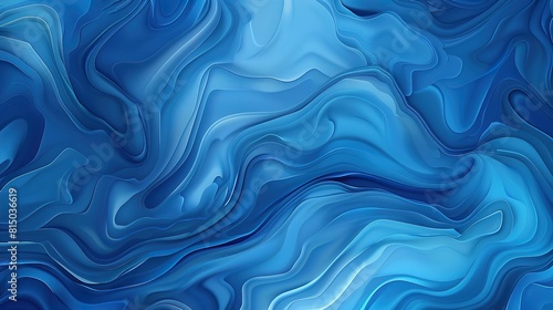Abstract blue wavy background  Abstract background with dark blue wavy with flowing curved lines   blue abstract waves silk background texture
