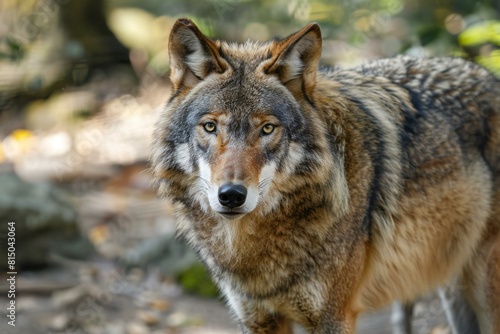 The wolf, Canis lupus, also known as the European Wolf